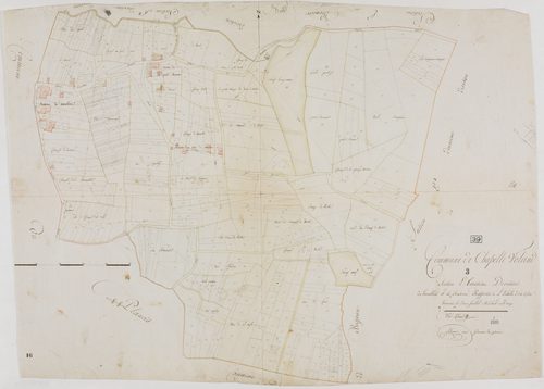 Chapelle-Voland, section E, le Tremblois et Sensenne, feuille 3.géomètre : Lebeaud cadet et Lebeaud aîné