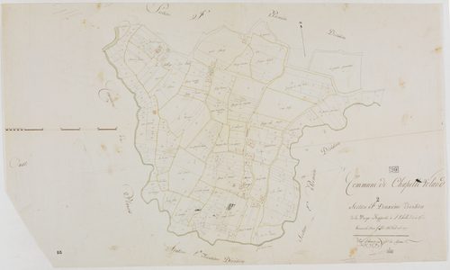 Chapelle-Voland, section F, la Darge, feuille 2.géomètre : Lebeaud aîné