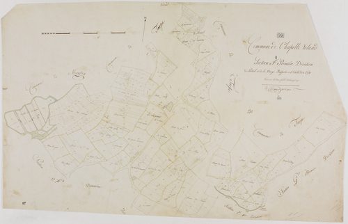 Chapelle-Voland, section F, le Portail et la Darge, feuille 1.géomètre : Lebeaud aîné