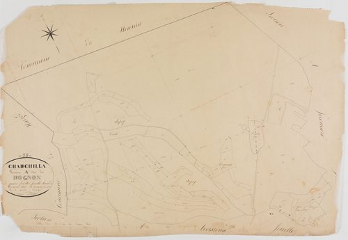 Charchilla, section A, le Rognon, feuille 2.géomètre : Cordier