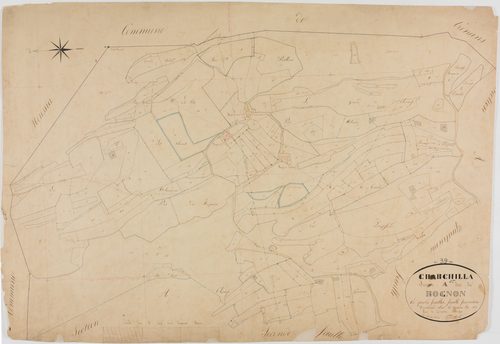 Charchilla, section A, le Rognon, feuille 1.géomètre : Cordier