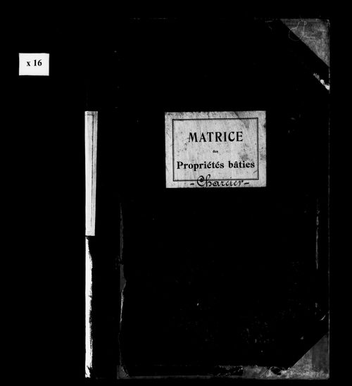 Matrice des propriétés bâties.