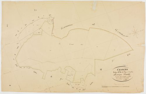 Charcier, section C, Pélier, feuille 6.géomètre : J. Singey