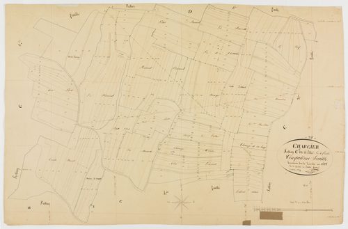Charcier, section C, Pélier, feuille 5.géomètre : J. Singey