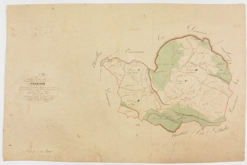 Charcier, tableau d'assemblage.géomètre : Duchesne [aîné?