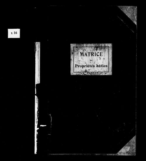 Matrice des propriétés bâties.