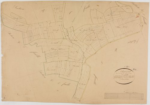 Charézier, section B, la Fin d'en Bas, feuille 2.géomètre : Réquichot