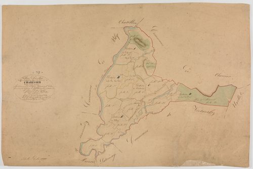 Charézier, tableau d'assemblage.géomètre : Renardet