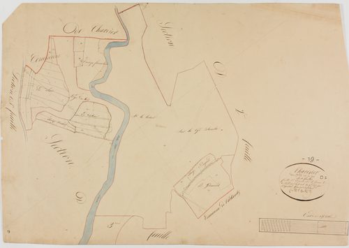 Charézier, section D, sur la Tour, feuille 1.géomètre : Réquichot