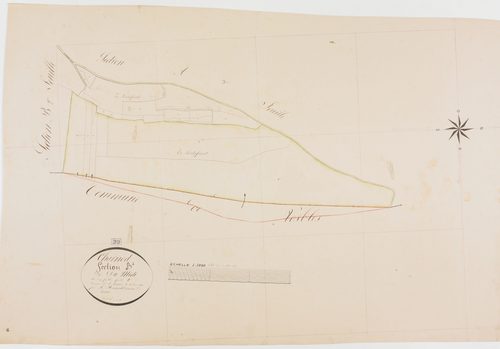 Charnod, section B, le Midi, feuille 1.géomètre : Renardet