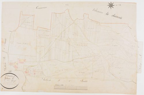 Charnod, section A, le Nord, feuille 5.géomètre : Renardet