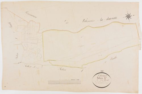 Charnod, section A, le Nord, feuille 4.géomètre : Renardet