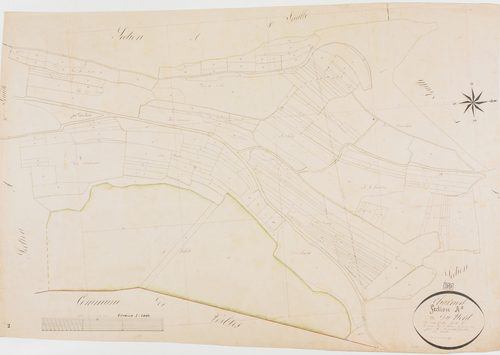 Charnod, section A, le Nord, feuille 2.géomètre : Renardet
