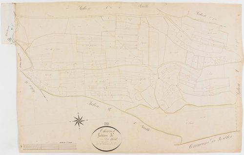 Charnod, section A, le Nord, feuille 3.géomètre : Renardet