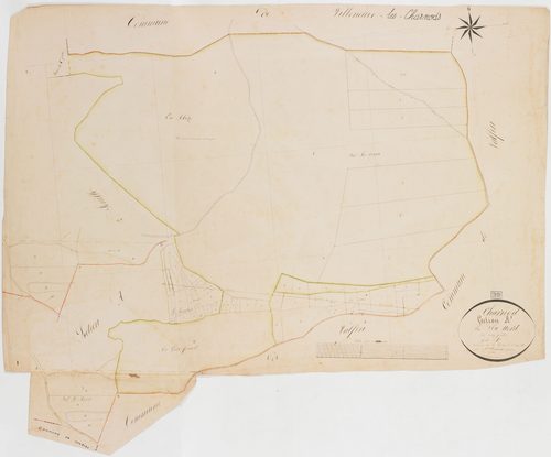 Charnod, section A, le Nord, feuille 1.géomètre : Renardet