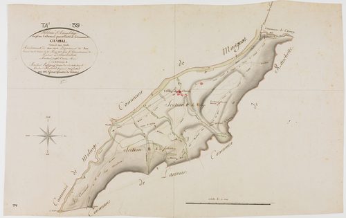 Chassal, tableau d'assemblage.géomètre : Grenot