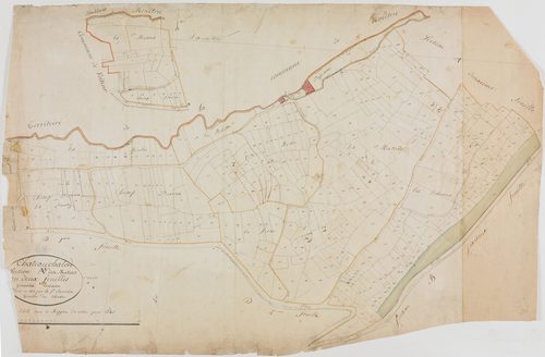 Château-Chalon, section A, les Mortiers, feuille 1.géomètre : Jannin