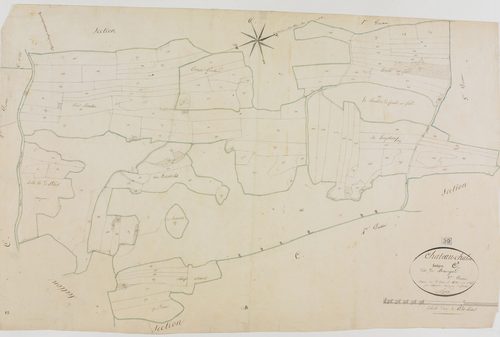 Château-Chalon, section C, Beaufregard, feuille 3.géomètre : Rosset