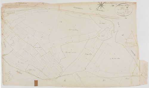 Château-Chalon, section B, la Croix Grillot, feuille 4.géomètre : Rosset