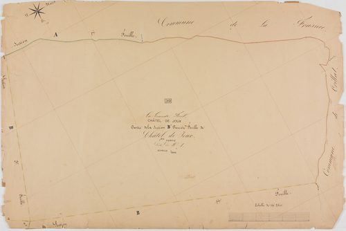 Châtel-de-Joux, section B, la Crochère, feuille 1 (1ère partie).géomètre : [?]