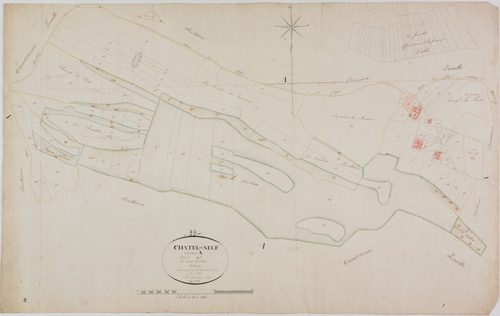 Chatelneuf, section A, le Sud, feuille 3.