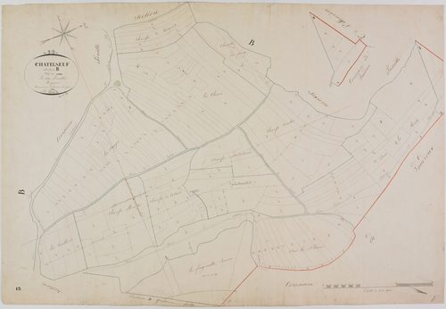Chatelneuf, section B, le Nord, feuille 5.