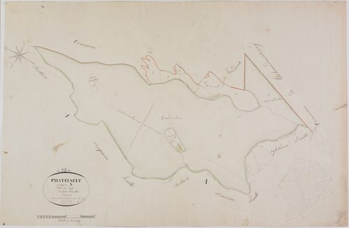 Chatelneuf, section A, le Sud, feuille 8.