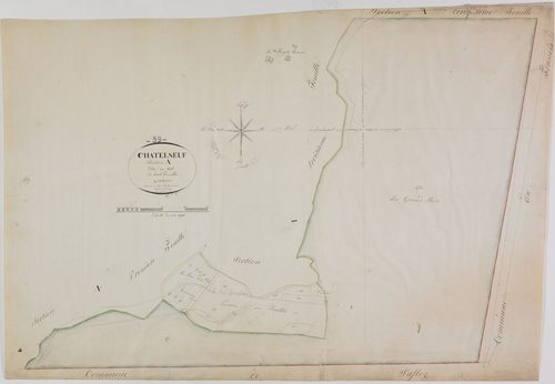 Chatelneuf, section A, le Sud, feuille 4.