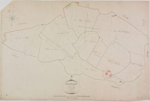 Chatelneuf, section B, le Nord, feuille 1.