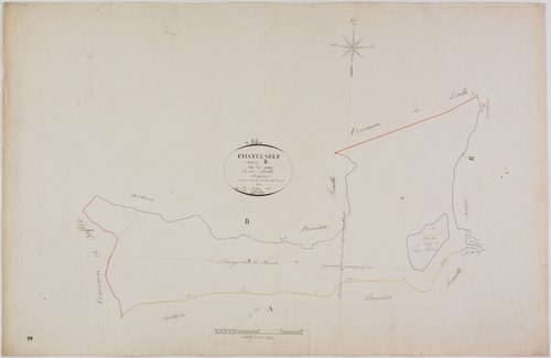 Chatelneuf, section B, le Nord, feuille 2.