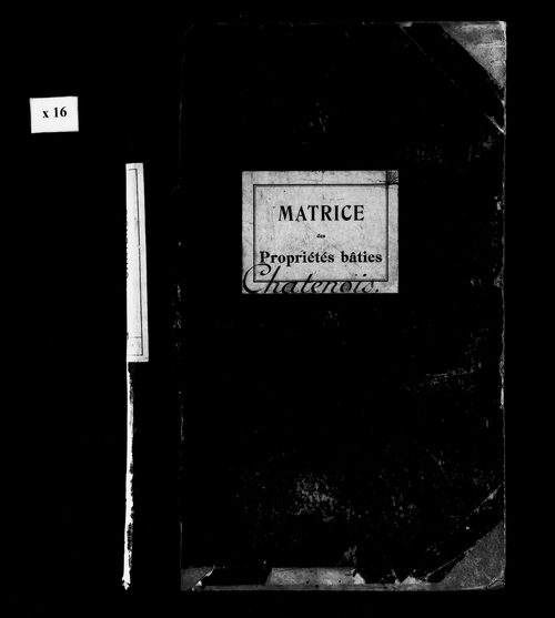 Matrice des propriétés bâties.
