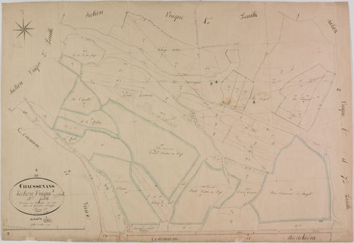 Chaussenans, section unique, feuille 3.