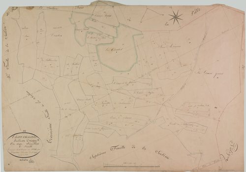 Chaussenans, section unique, feuille 6.