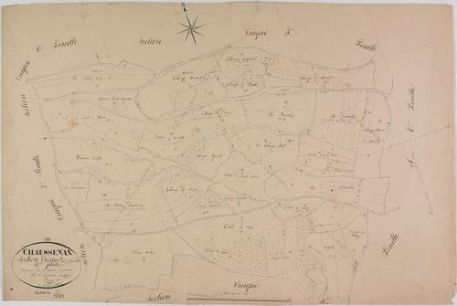 Chaussenans, section unique, feuille 4.