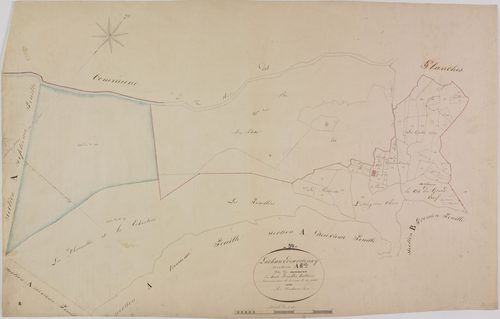 Chaux-des-Crotenay, section A, le Couchant, feuille 8.