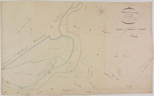 Chaux-des-Crotenay, section A, le Couchant, feuille 6.