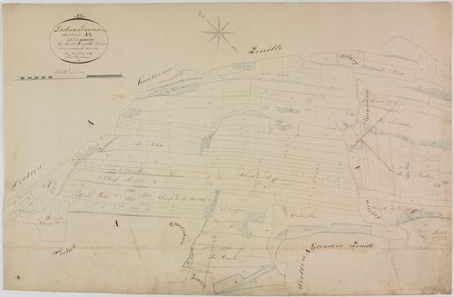Chaux-des-Crotenay, section A, le Couchant, feuille 3.
