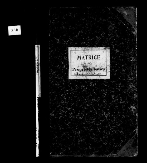Matrice des propriétés bâties.