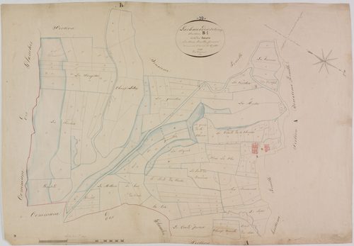 Chaux-des-Crotenay, section B, le Levant, feuille 1.