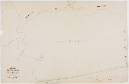 Chaux-des-Prés, section A, le Couchant, feuille 5.géomètre : Billet