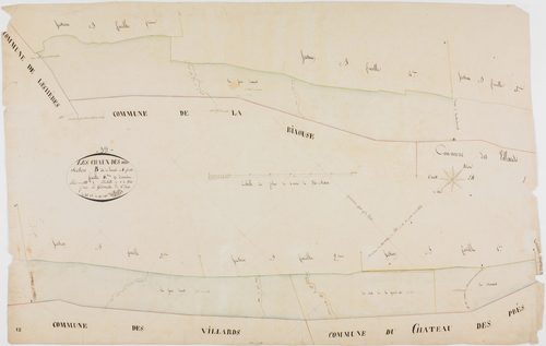 Chaux-des-Prés, section B, le Levant, feuille 6.géomètre : Billet