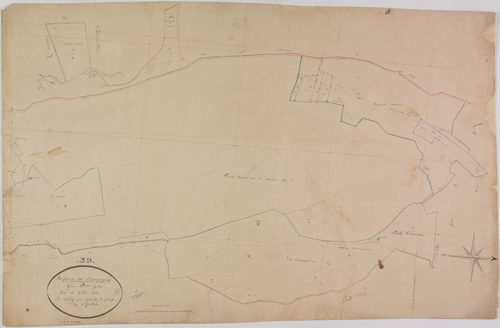 Chaux-sur-Champagny, section B, Malaton, feuille 3.