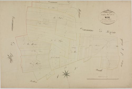 Chavéria, section A, Mane 3.géomètre : J. J. Vermot