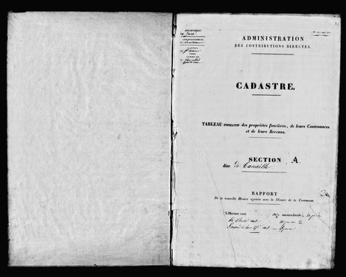 Etat de sections.