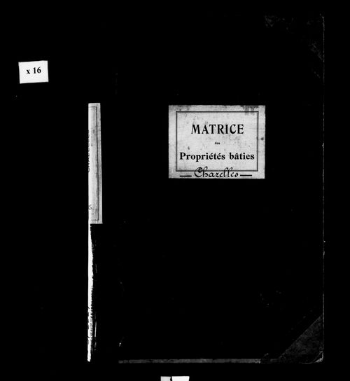 Matrice des propriétés bâties.