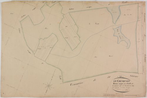 Chemenot, section unique, feuille 1.