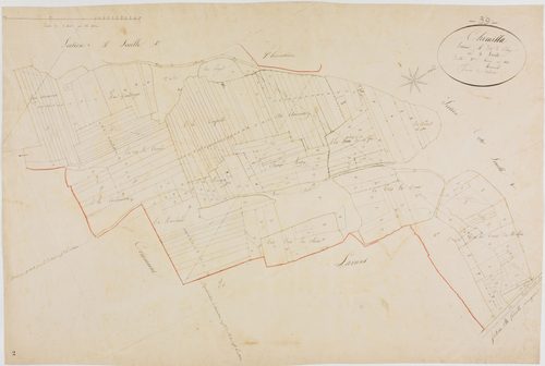 Chemilla, section A, le Village, feuille 2.géomètre : Romand
