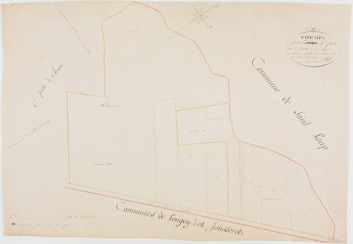 Chemin, section C, Chemin, feuille 7.géomètre : Billet