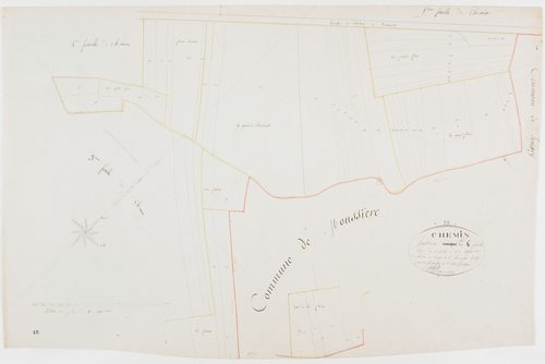 Chemin, section C, Chemin, feuille 4.géomètre : Billet