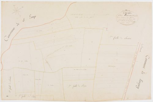 Chemin, section C, Chemin, feuille 6.géomètre : Billet